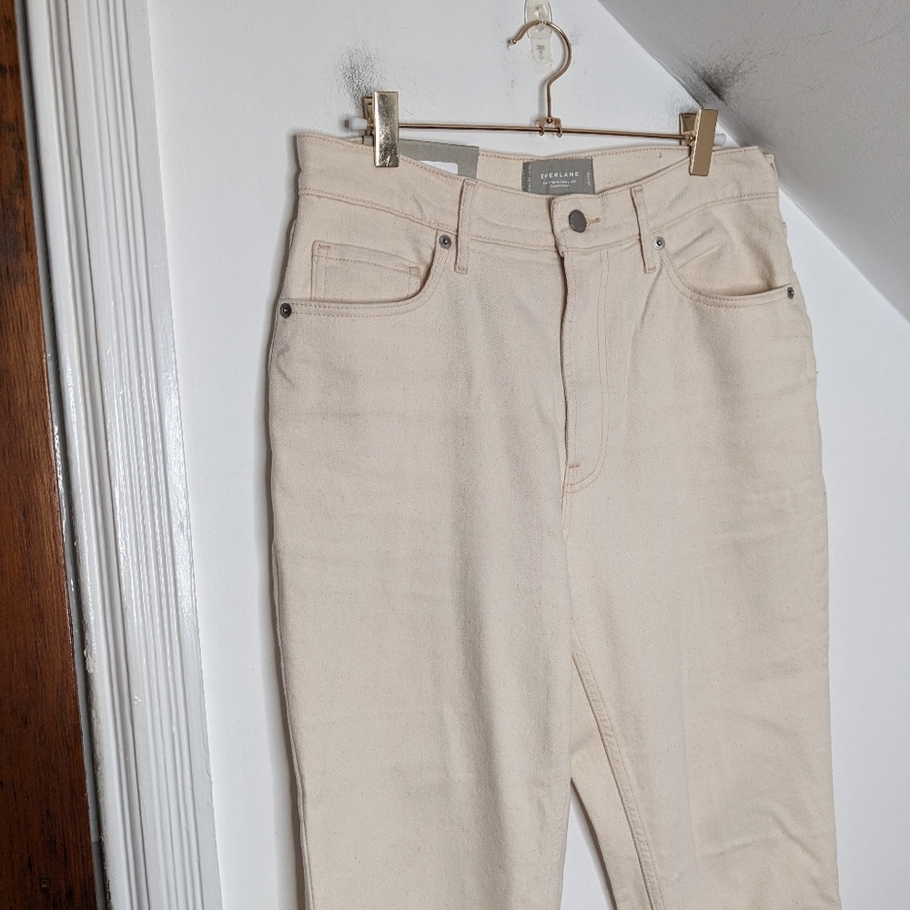 Women's Cream Jeans - Picture 8 of 8